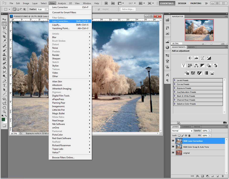 Dust reduction filters Dust reduction filters